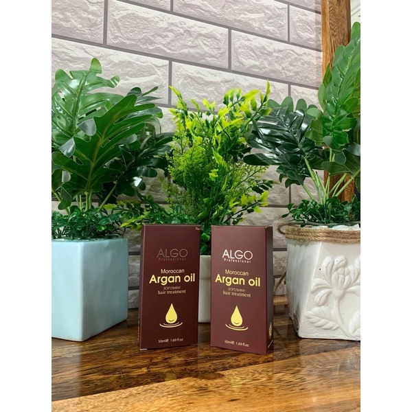 Tinh dầu dưỡng tóc Argan oil Algo 50ml( serum dưỡng tóc Algo) - Dưỡng tóc, ủ tóc | TheFaceHolic.com