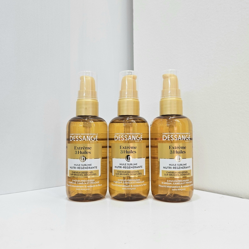 Dầu xả Dessange Extreme 3 Huiles phục hồi tóc khô và hư tổn 100 ml - Pháp | oricare