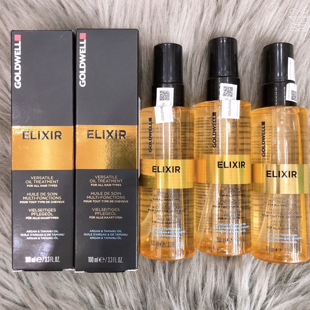 Dầu dưỡng tóc Goldwell Elixir Argan Oil | Chính hãng 100%